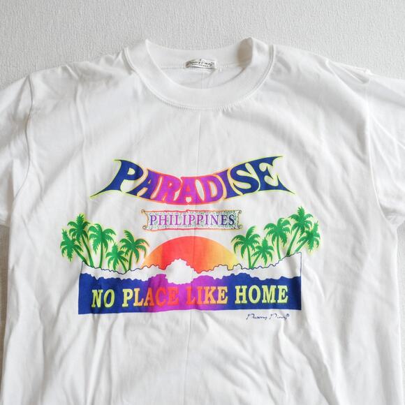 Vintage t-shirt crewneck Purong Pinoy Phillipines Paradise funky tropical tee - Picture 7 of 10